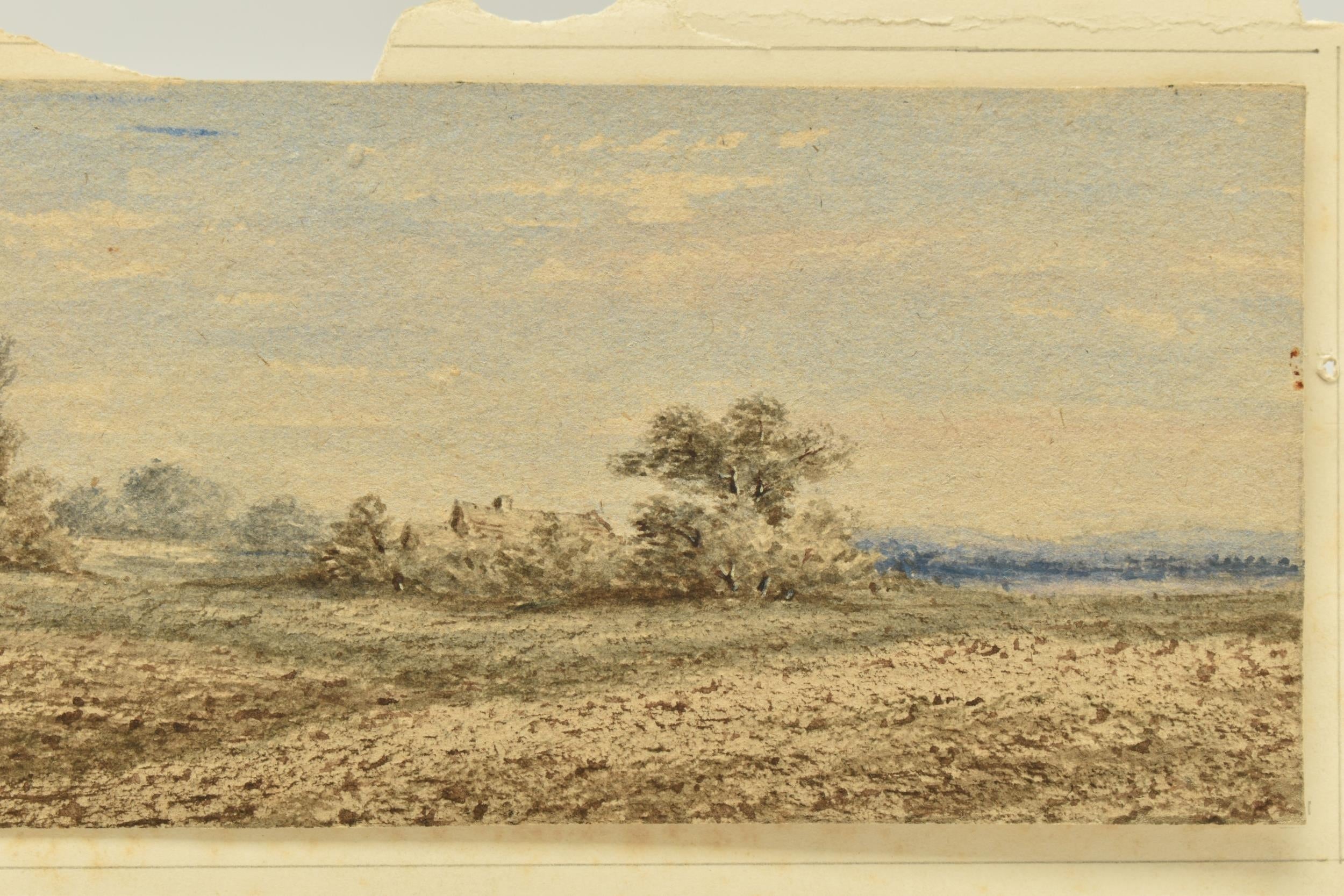 Watercolour – 19th Century Battle of Waterloo Landscape, Henry Percy