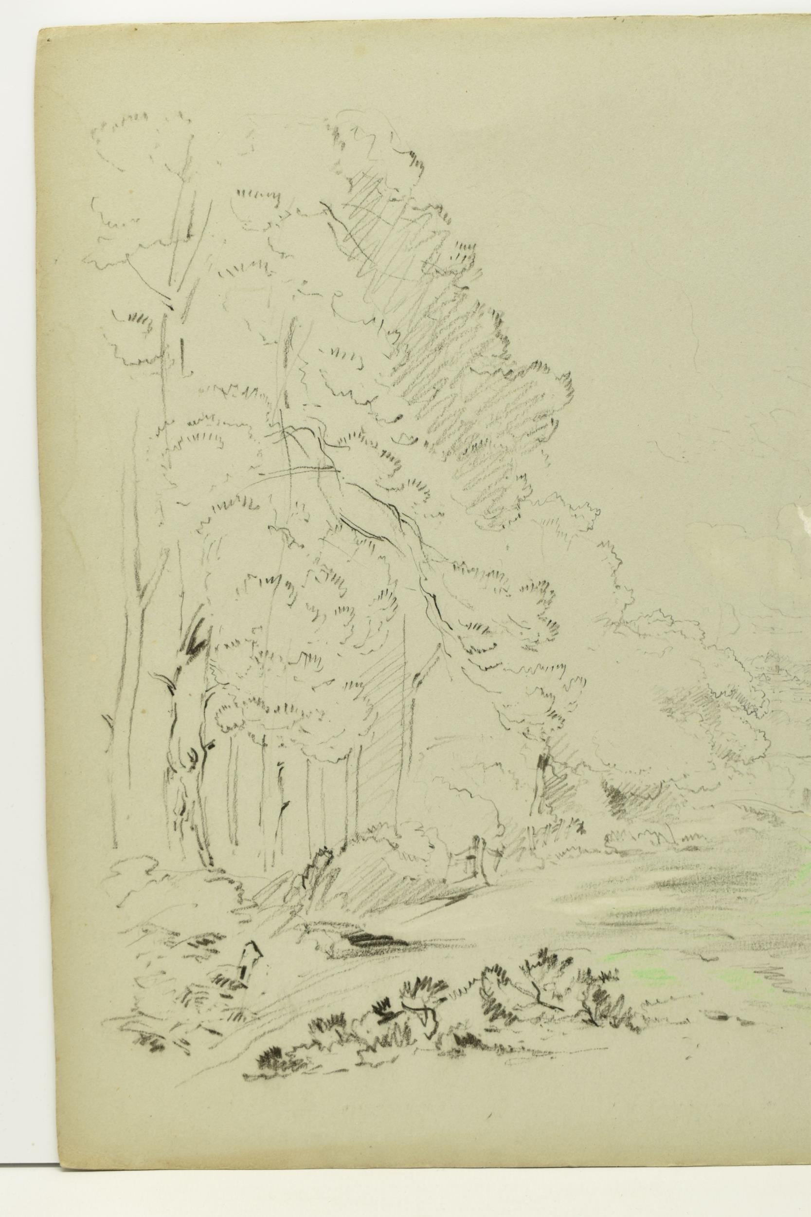 RARE: George Wallis – 'Sutton from the Park', Sutton Coldfield, Birmingham  (1843)